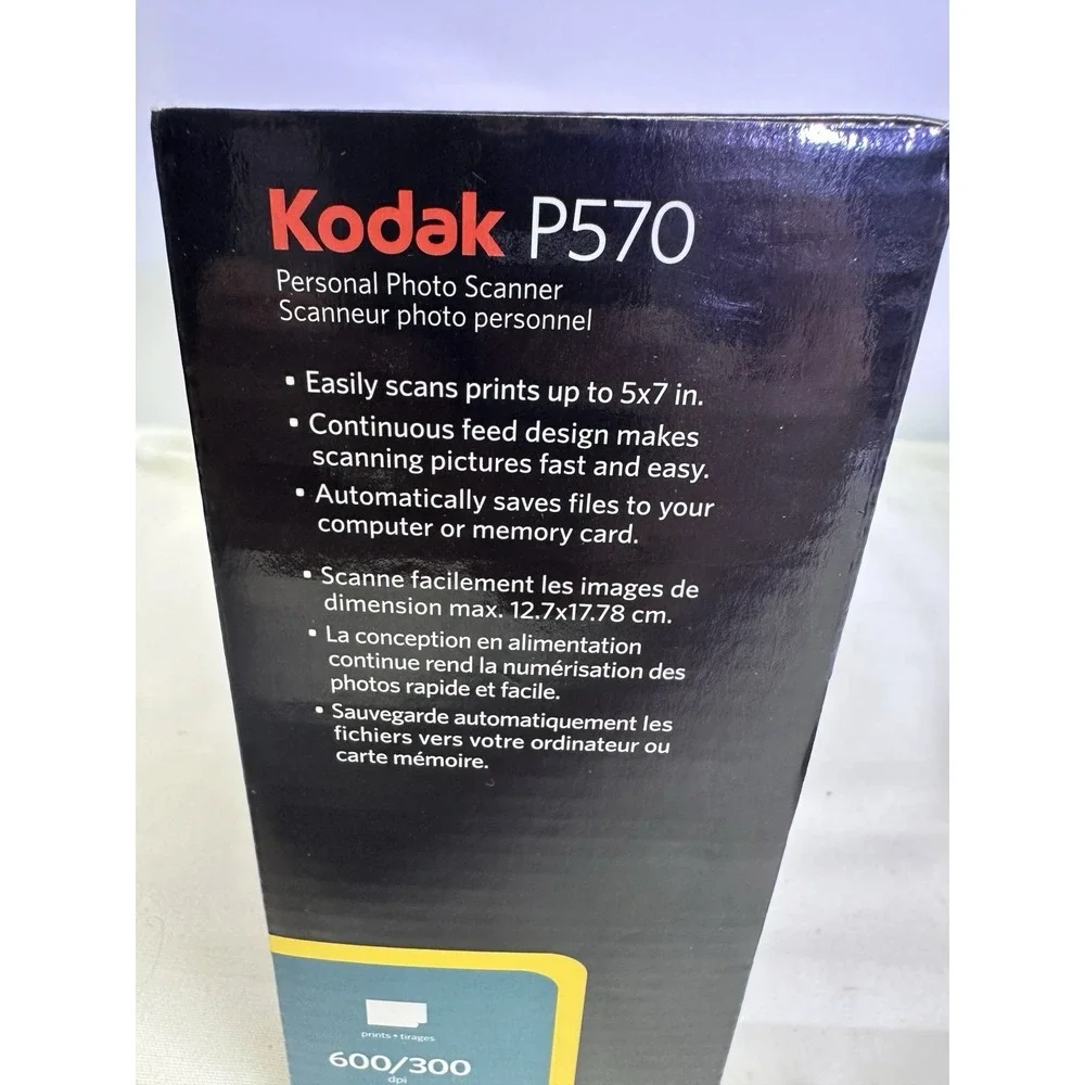 Kodak P570 Handheld Personal Photo Scanner New In Box